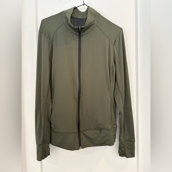 Women’s Lole Athletic Full-Zip Jacket - Olive Green - Size Large - Picture 2 of 11